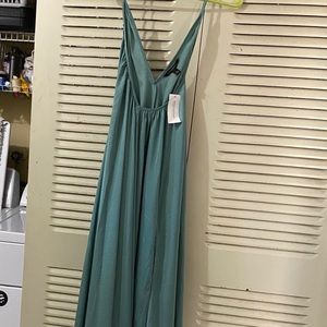 BANANA REPUBLIC Green Flowie dress